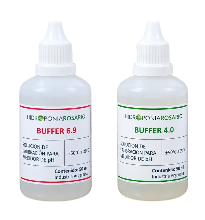 Combo Soluciones Buffer De Calibración Phmetro. 4.0 Y 6.9.